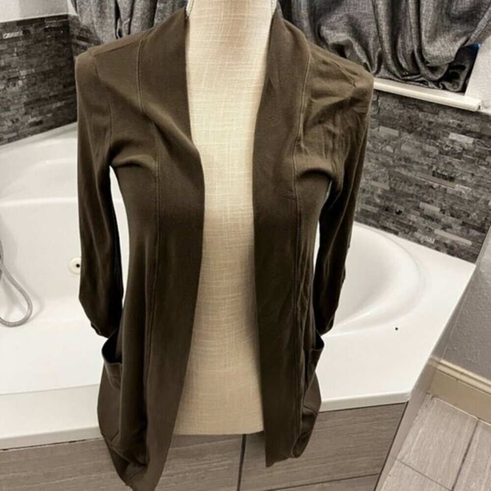 Green Women's Small Cardigan Excellent Condition Comfy Basic Soft
